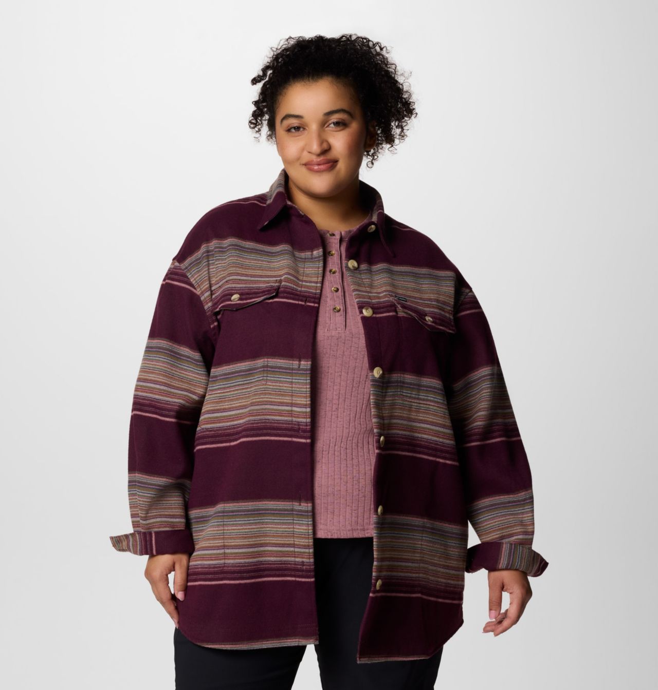 Women's Calico Basin™ Shirt Jacket - Plus Size 1
