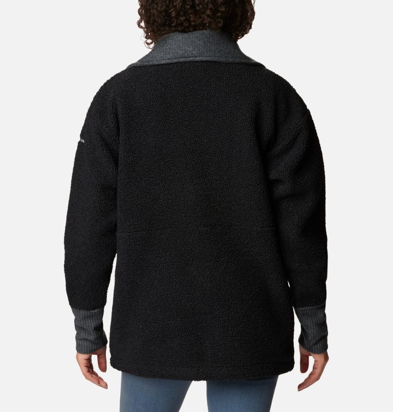 Women's Boundless Trek Fleece Full Zip Jacket, Color: Black, image 2