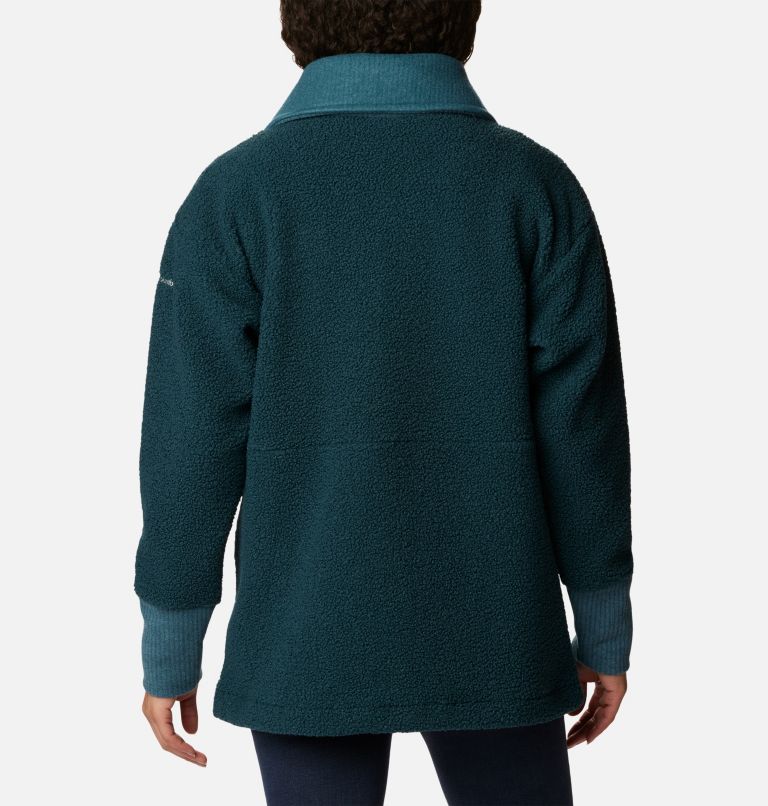 Women's Boundless Trek Fleece Full Zip Jacket, Color: Night Wave, image 2