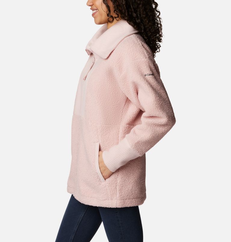 Pink sale fleece cardigan