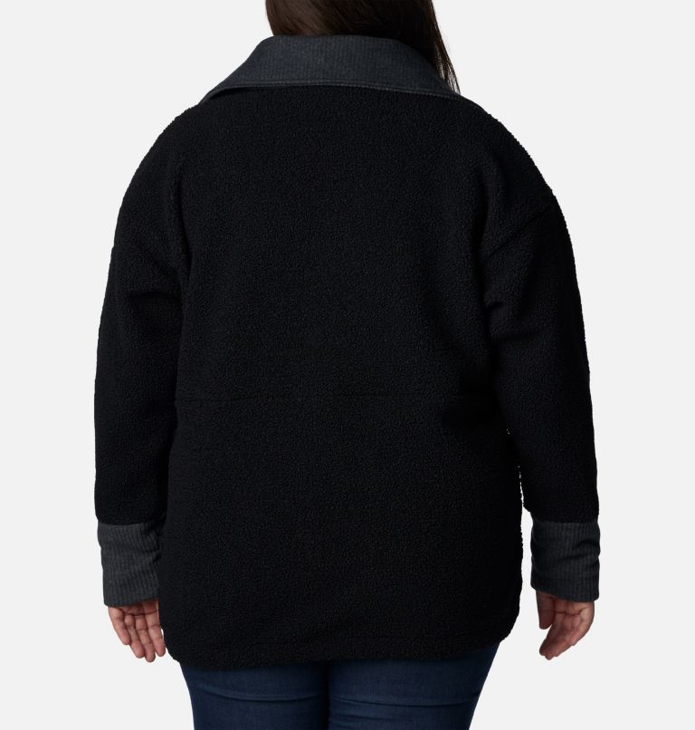 Women's Boundless Trek Fleece Full Zip Jacket - Plus Size, Color: Black, image 2