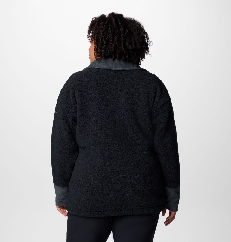 Women's Boundless Trek Fleece Full Zip Jacket - Plus Size, Color: Black, image 2