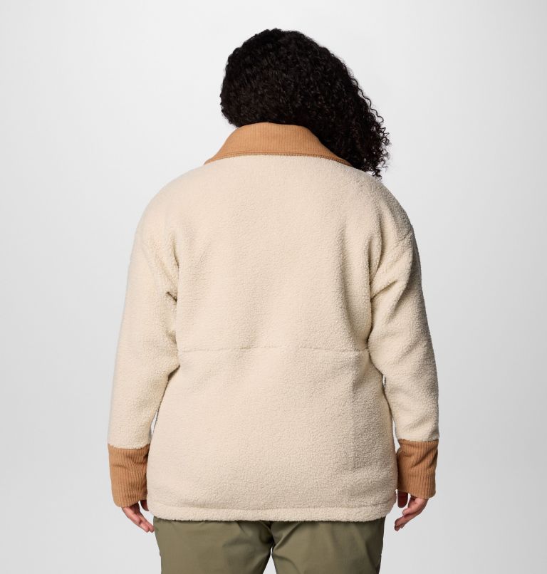 Boundless Trek Fleece Full Zip, Color: Dark Stone, Camel Brown, image 2