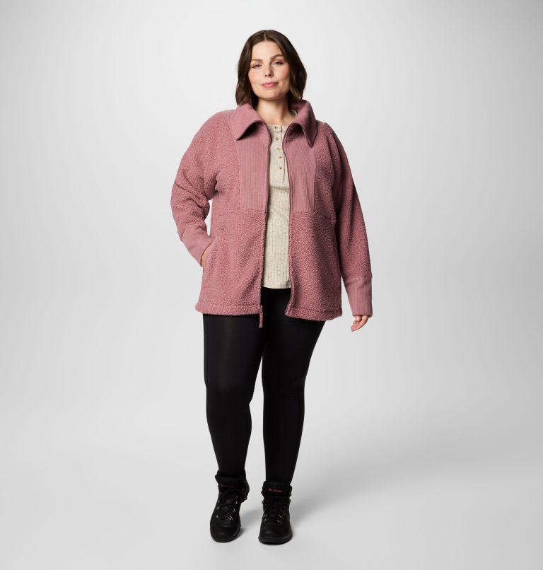 Boundless Trek Fleece Full Zip, Color: Fig, image 3