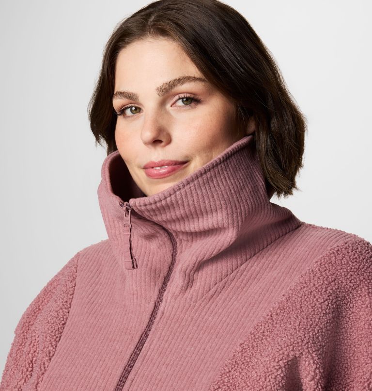 Boundless Trek Fleece Full Zip, Color: Fig, image 5