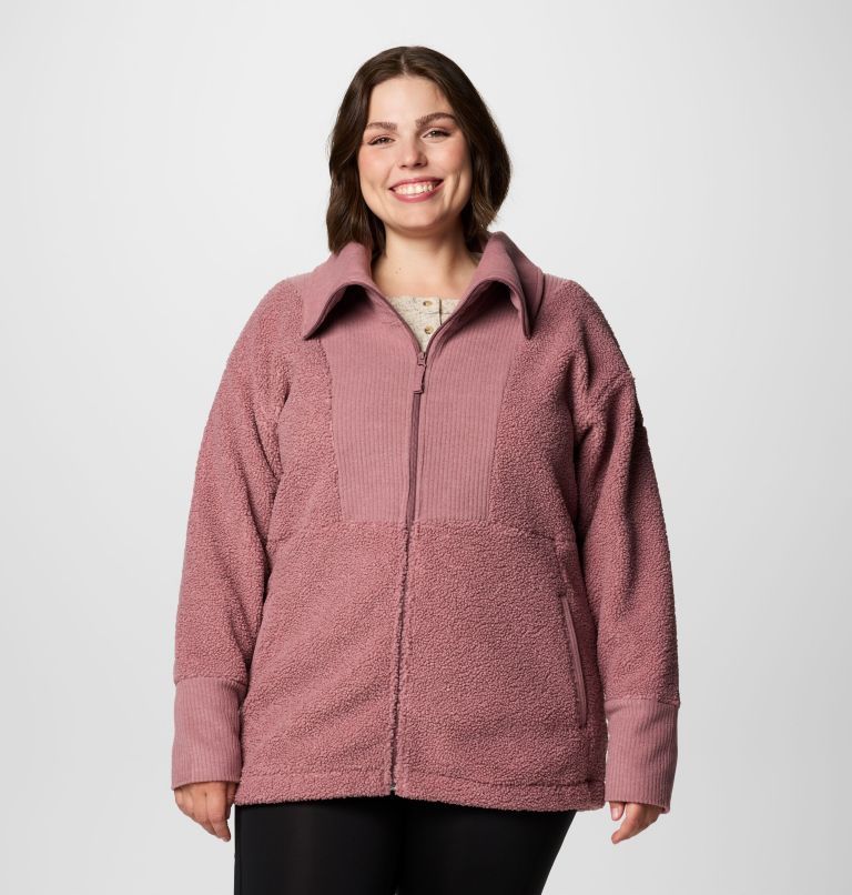 Boundless Trek Fleece Full Zip, Color: Fig, image 1