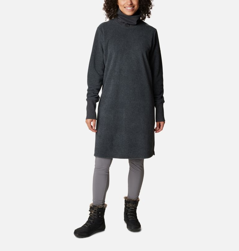 Thumbnail: Robe en laine polaire Boundless Trek pour femmes , Color: Black, image 1