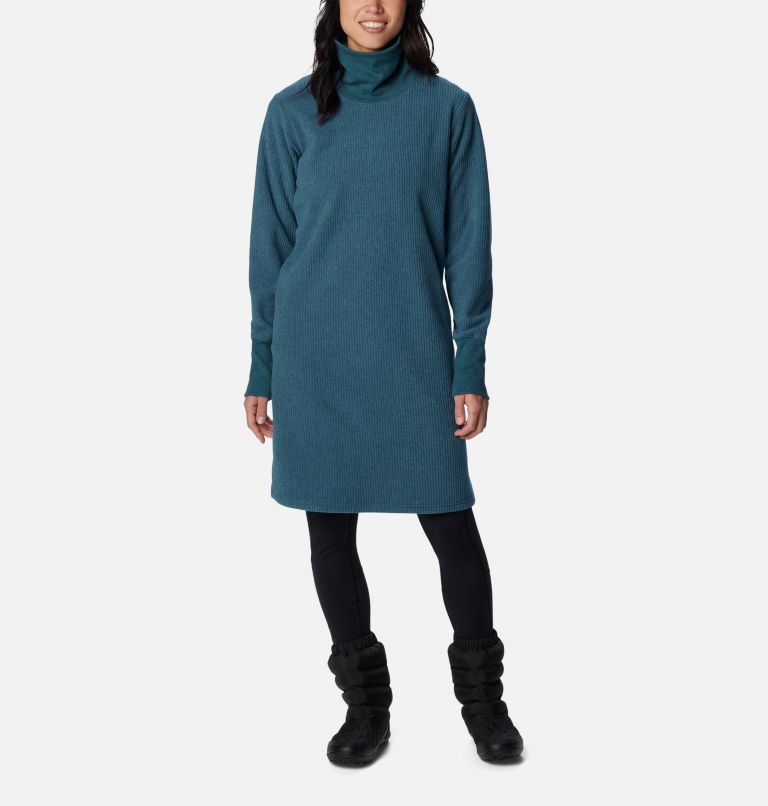 Robe en laine polaire Boundless Trek pour femmes , Color: Night Wave, image 1