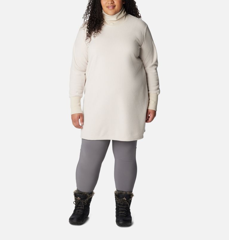 Women's Boundless Trek Fleece Dress - Plus Size, Color: Dark Stone, image 1