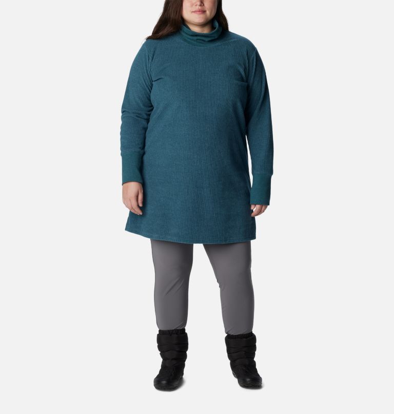 Thumbnail: Robe en laine polaire Boundless Trek pour femmes – Grandes tailles, Color: Night Wave, image 1