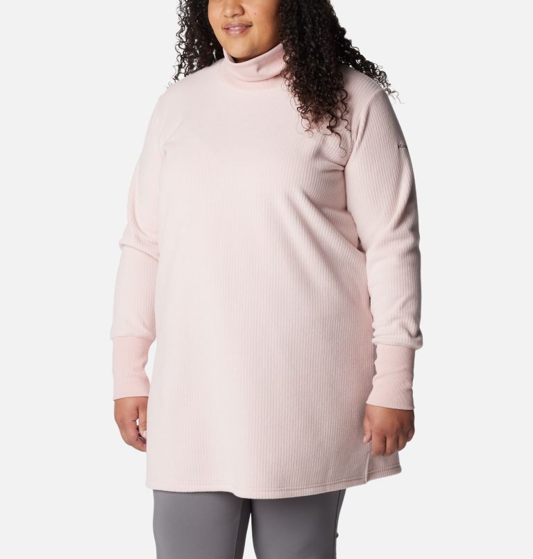 Women's Boundless Trek Fleece Dress - Plus Size, Color: Dusty Pink, image 5