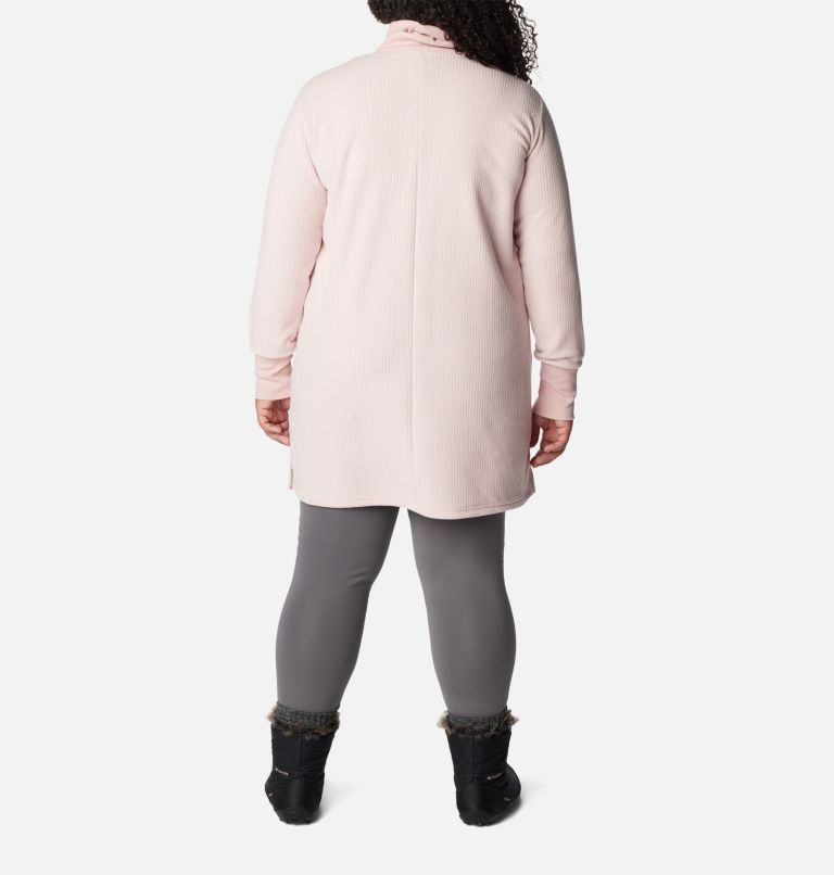 Thumbnail: Women's Boundless Trek Fleece Dress - Plus Size, Color: Dusty Pink, image 2