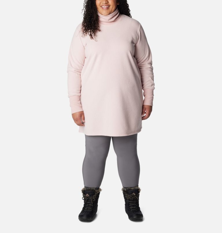 Women's Boundless Trek Fleece Dress - Plus Size, Color: Dusty Pink, image 1