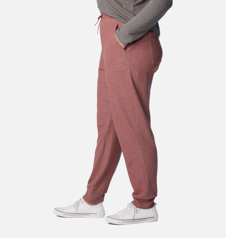 Women's Calico Basin Joggers - Plus Size, Color: Beetroot Heather, image 3