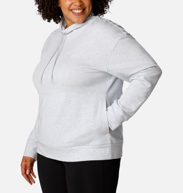 Thumbnail: Women's Calico Basin Pullover - Plus Size, Color: Cirrus Grey Heather, image 5