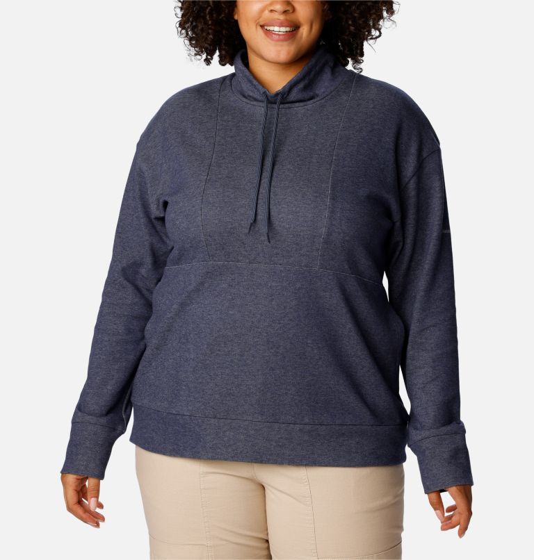 Thumbnail: Women's Calico Basin Pullover - Plus Size, Color: Nocturnal Heather, image 1