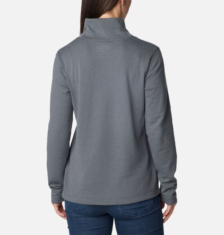 Thumbnail: Women's Holly Hideaway Funnel Neck Long Sleeve Shirt, Color: Black, image 2