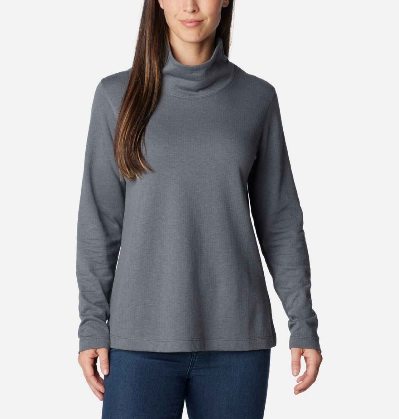 Women's Holly Hideaway™ Funnel Neck Long Sleeve Shirt 1