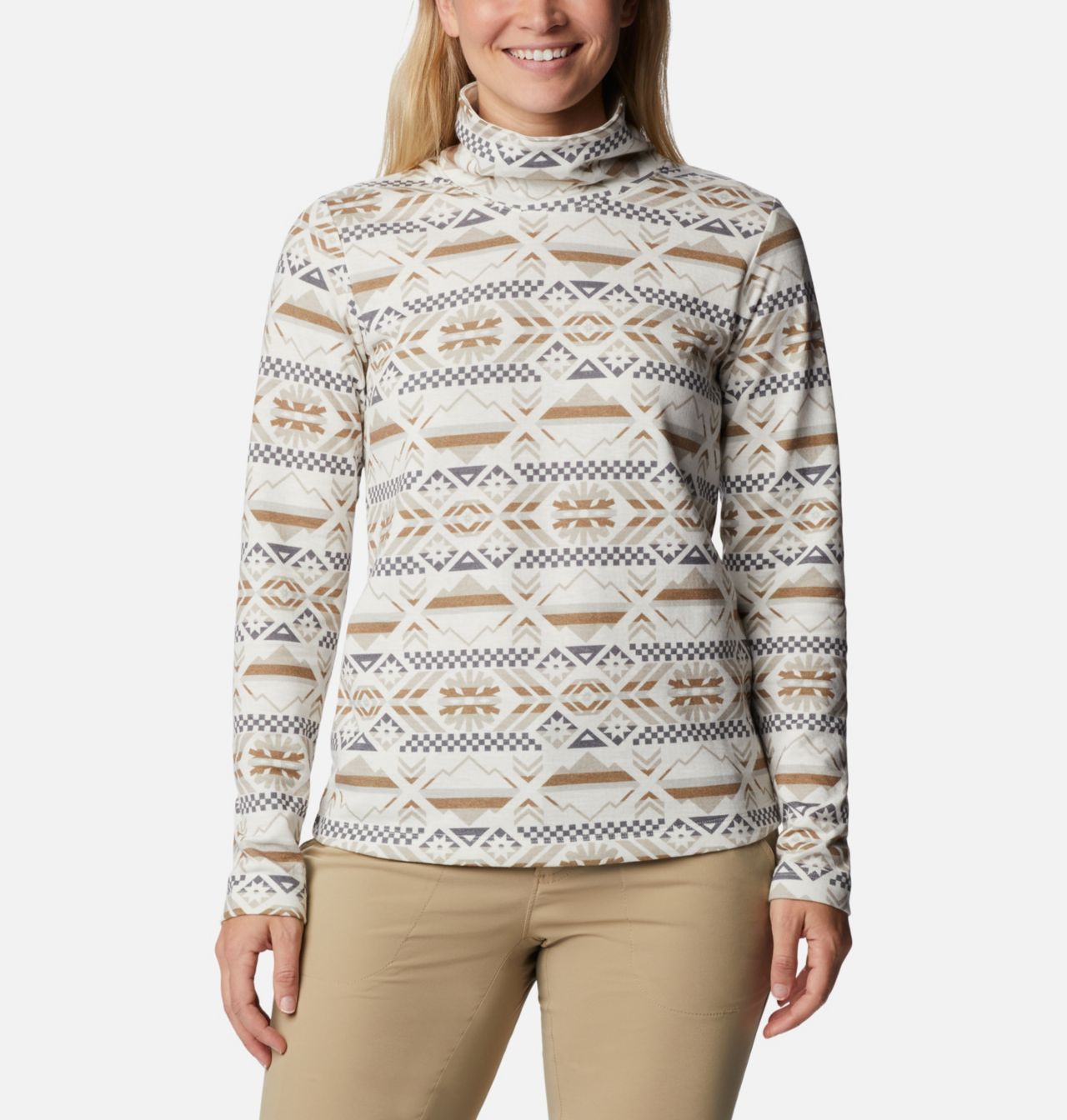 Haut à col cheminée avec manches longues Holly Hideaway™ pour femmes 1