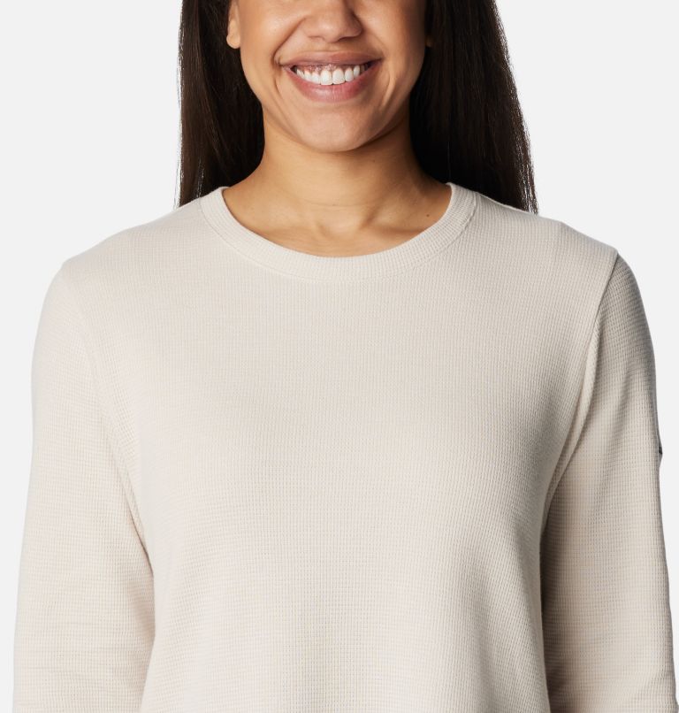 Women's Holly Hideaway Waffle Tunic, Color: Dark Stone, image 4