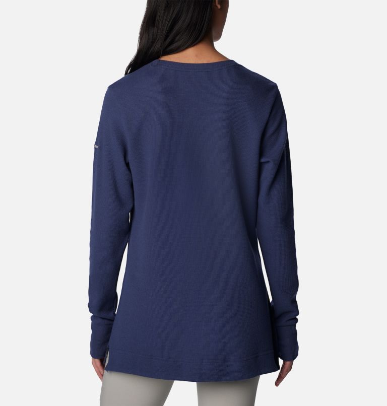 Thumbnail: Women's Holly Hideaway Waffle Tunic, Color: Nocturnal, image 2