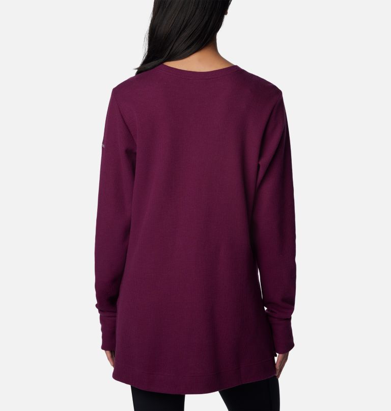Tunique en tricot gaufré Holly Hideaway pour femmes, Color: Marionberry, image 2