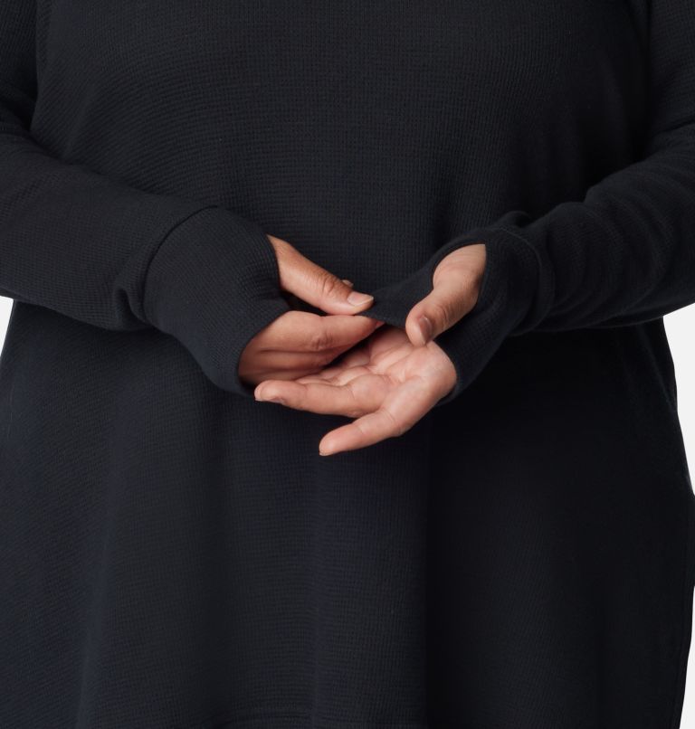 Tunique en tricot gaufré Holly Hideaway pour femmes – Grandes tailles, Color: Black, image 5