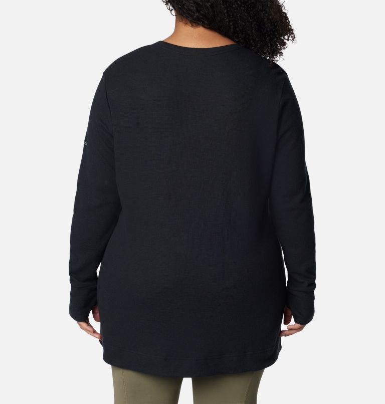 Tunique en tricot gaufré Holly Hideaway pour femmes – Grandes tailles, Color: Black, image 2