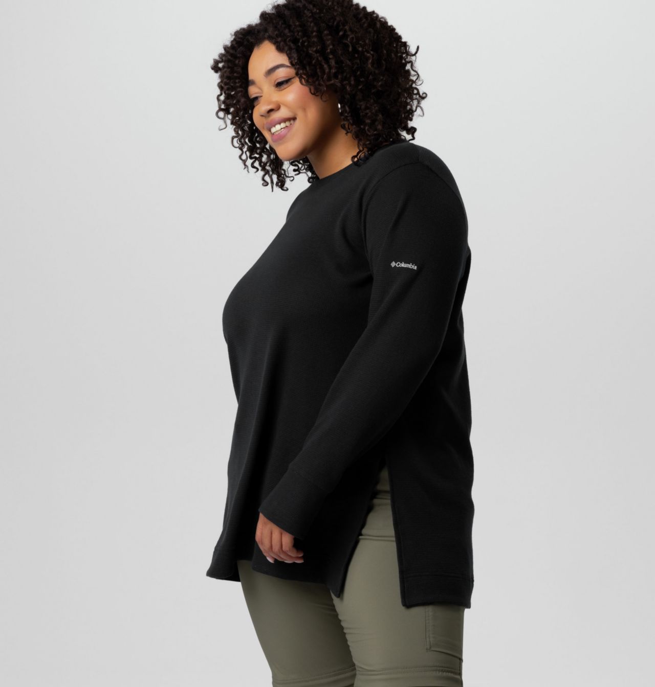 Women's Holly Hideaway™ Waffle Tunic - Plus Size 6