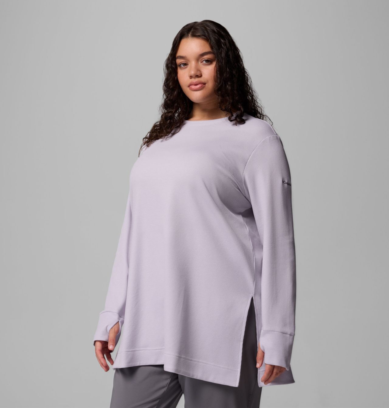 Women's Holly Hideaway™ Waffle Tunic - Plus Size 4