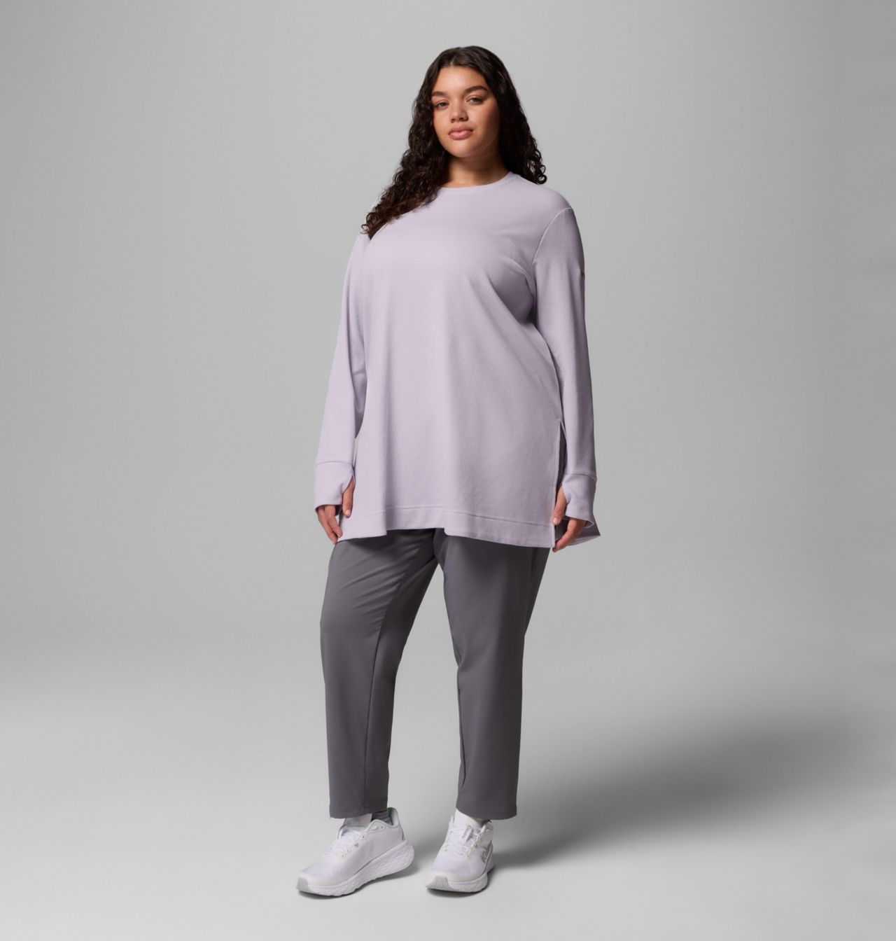 Women's Holly Hideaway™ Waffle Tunic - Plus Size 2
