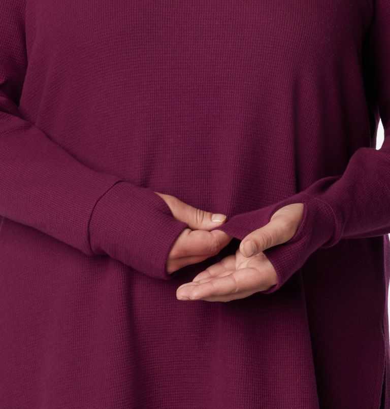 Tunique en tricot gaufré Holly Hideaway pour femmes – Grandes tailles, Color: Marionberry, image 5