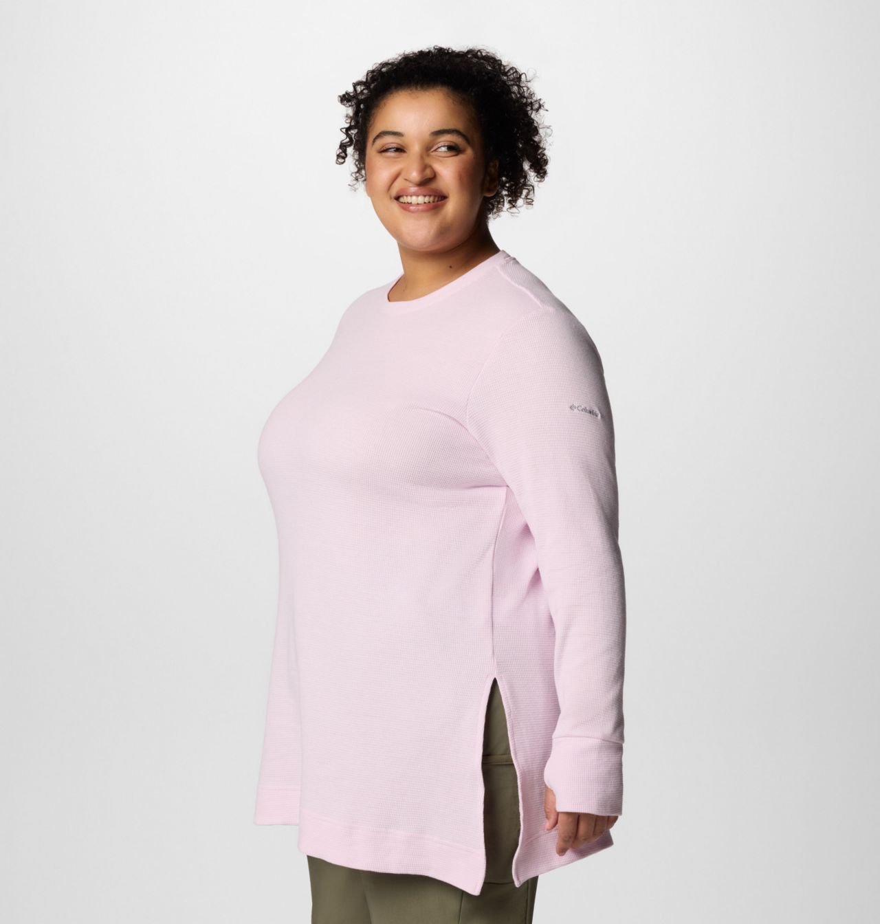 Women's Holly Hideaway™ Waffle Tunic - Plus Size 3