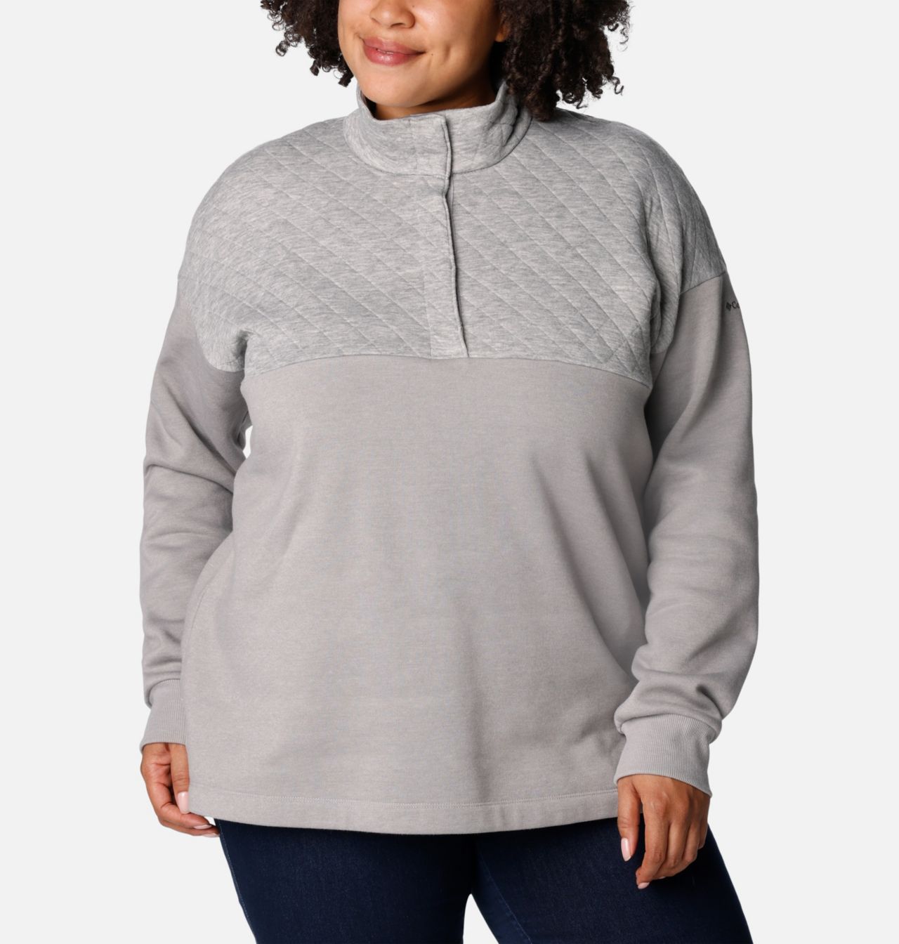 Women's Hart Mountain™ Quilted Half Snap Pullover - Plus Size 5