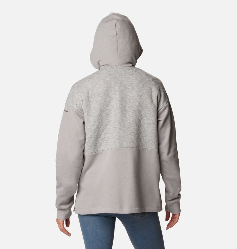 Women's Quilted Full-Zip Sweatshirt