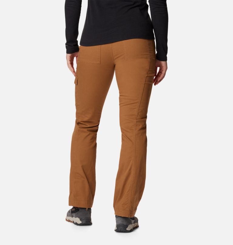 Thumbnail: Pantalon en coton Calico Basin pour femmes, Color: Camel Brown, image 2