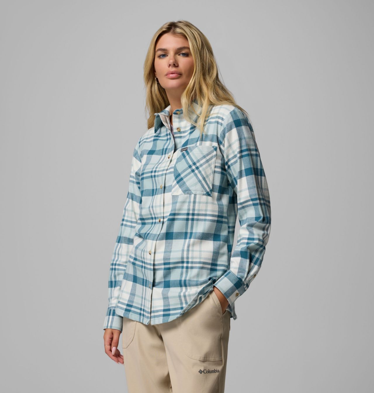 Chemise à manches longues en flanelle Calico Basin™ pour femmes 4