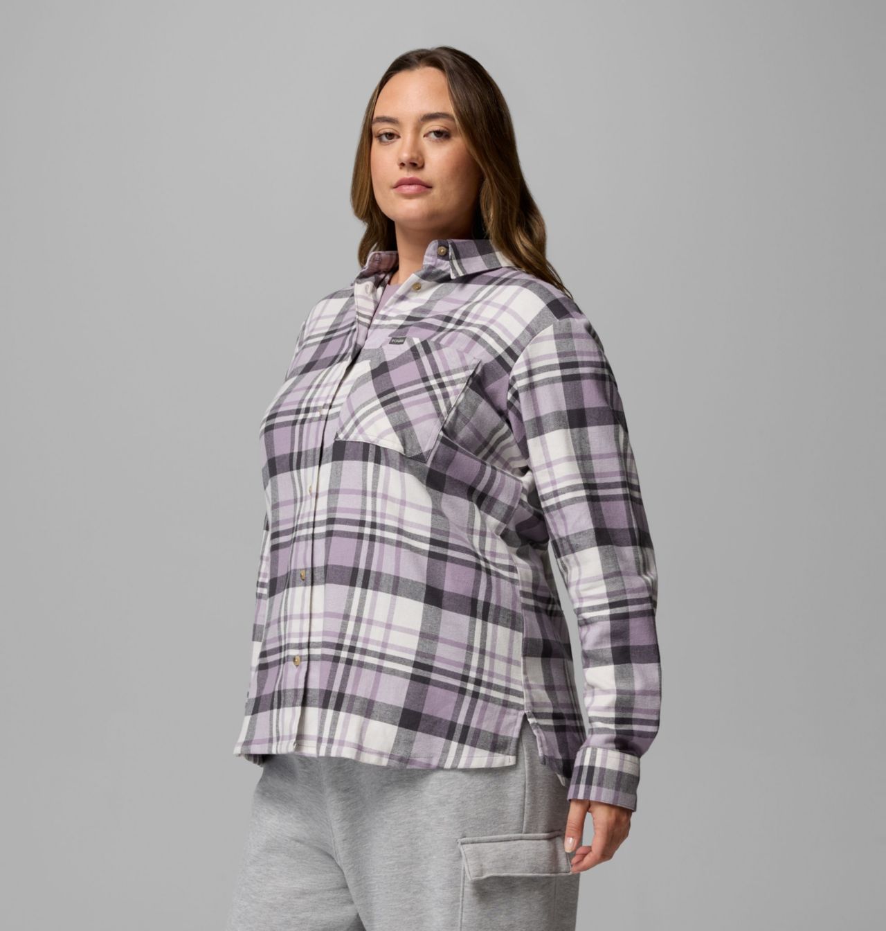 Women's Calico Basin™ Flannel Long Sleeve Shirt - Plus Size 4