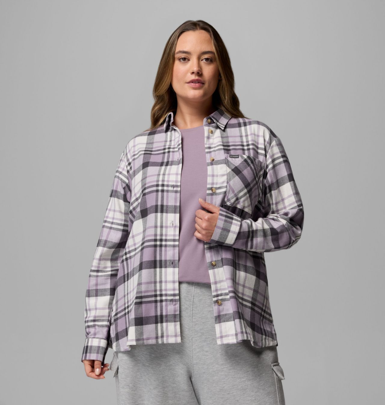 Women's Calico Basin™ Flannel Long Sleeve Shirt - Plus Size 5