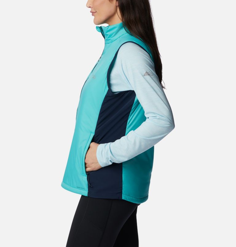 Thumbnail: Women's Endless Trail Running Vest, Color: Bright Aqua, image 3