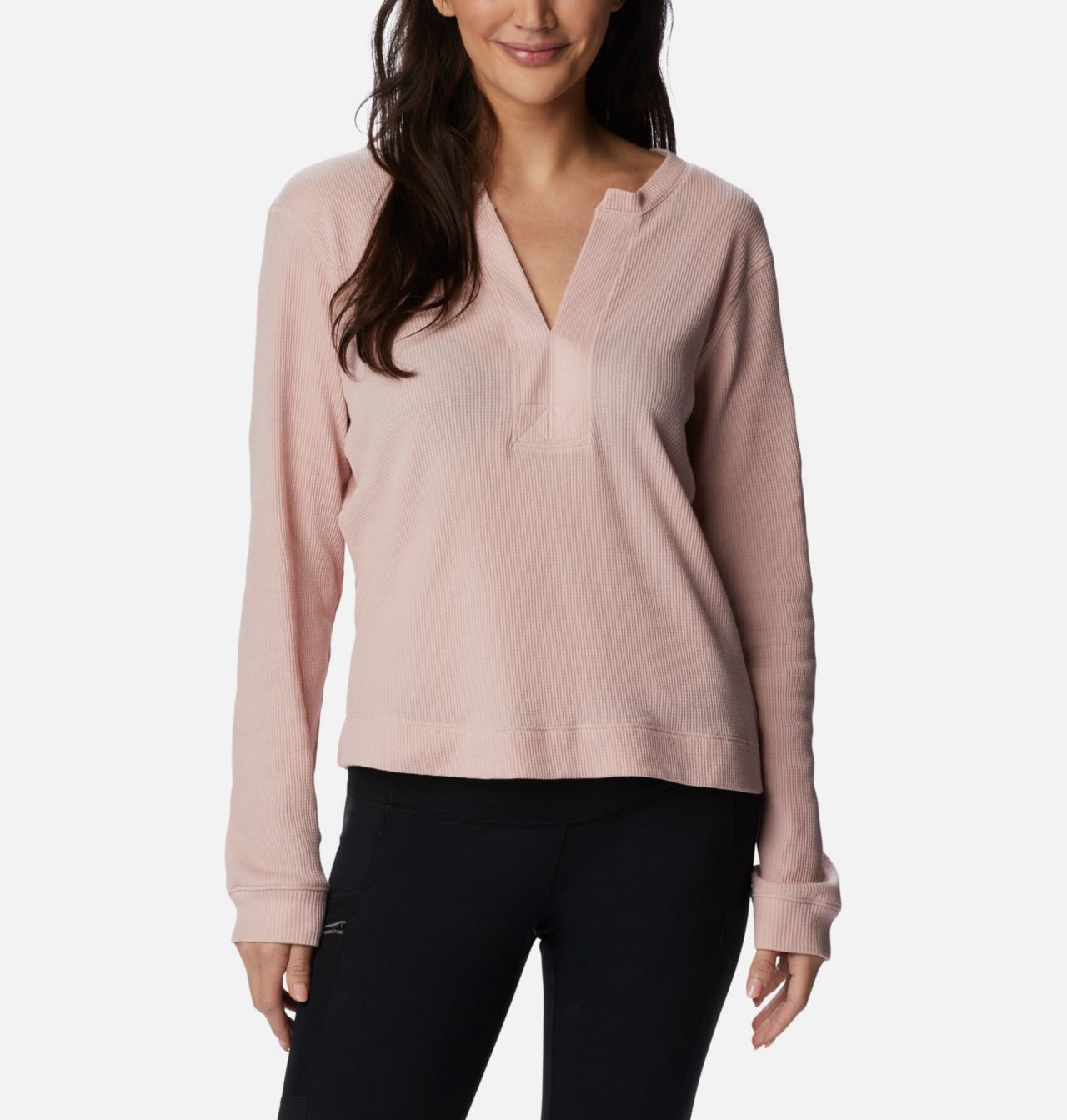 Women's Holly Hideaway™ Waffle Long Sleeve Shirt 1
