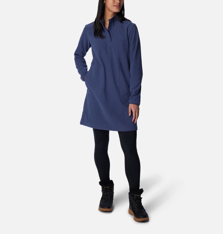 Thumbnail: Women's Anytime Fleece Dress, Color: Nocturnal, image 1