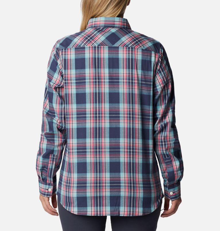 Chemise à manches longues avec motif Anytime pour femmes, Color: Nocturnal CSC Tartan, image 2