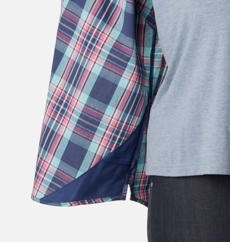 Women's Anytime Patterned Long Sleeve Shirt - Plus Size, Color: Nocturnal CSC Tartan, image 6