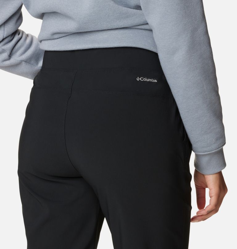 Thumbnail: Pantalon coquille souple à taille élastique Anytime pour femmes, Color: Black, image 5