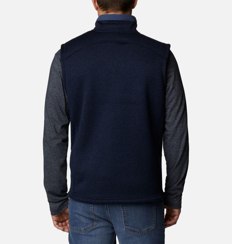 Sweater Weather Vest | 464 | L, Color: Collegiate Navy Heather, image 2