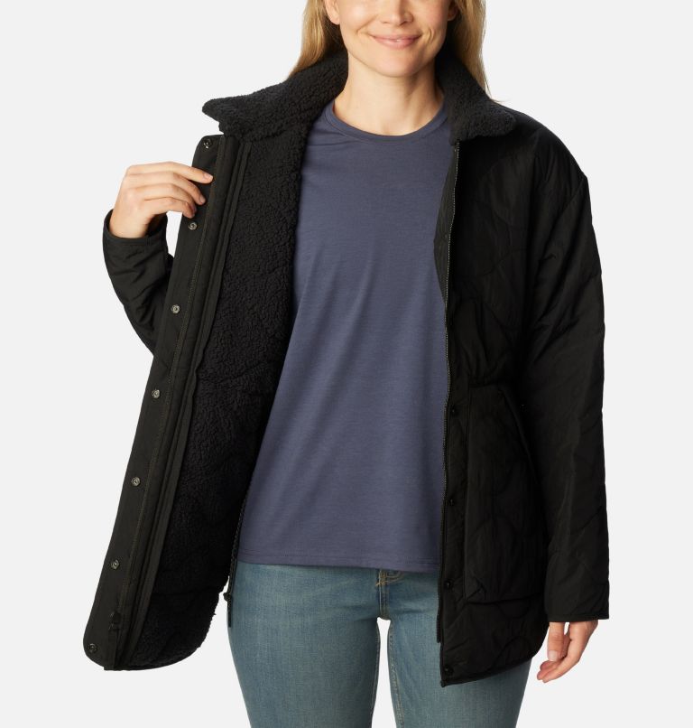 Thumbnail: Women's Birchwood Quilted Jacket, Color: Black, image 5
