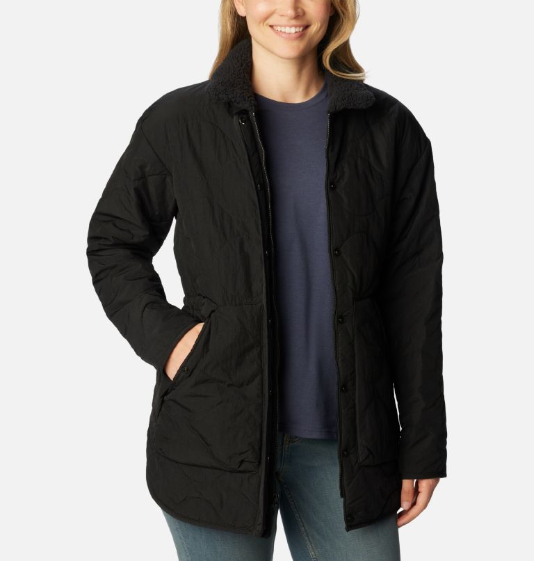 Thumbnail: Women's Birchwood Quilted Jacket, Color: Black, image 6
