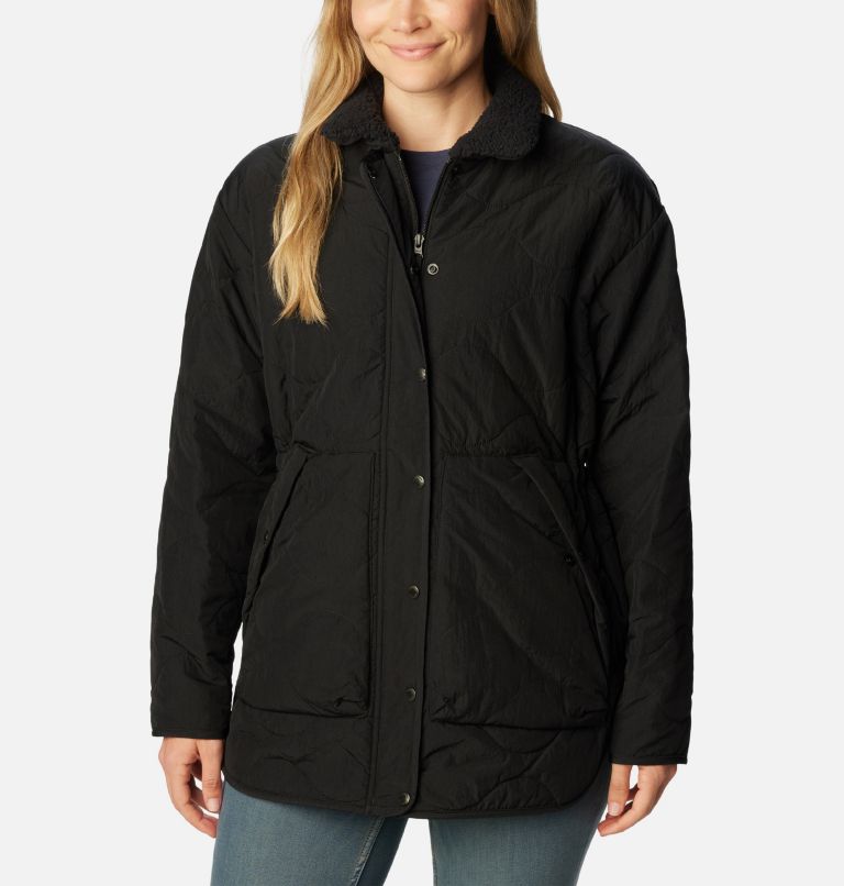 Women's Birchwood Quilted Jacket, Color: Black, image 1
