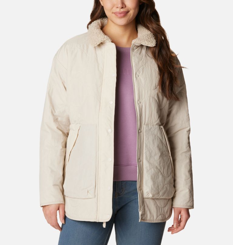 Frontwalk Womens Stylish Quilted Jacket Winter Coats Outwear Solid